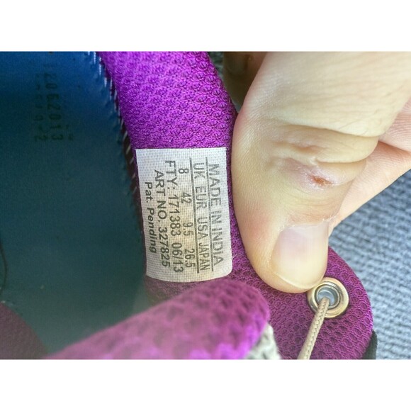 Salomon Womens XR Mission 1 327825 Gray/Purple Hiking Shoes Sneakers Size 9.5 US - Picture 11 of 11